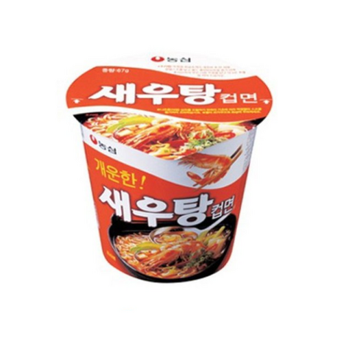 농심 새우탕컵 67g, 7개