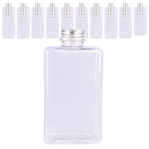 가인글로벌 통통납작페트300 페트병 알루미늄캡 실버, 50개, 300ml