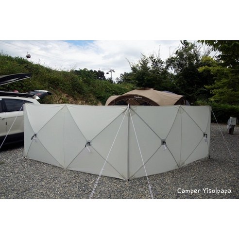 휴식을 위한 캠핑과 낚시에 최적화된 윈드스크린쉘터 텐트