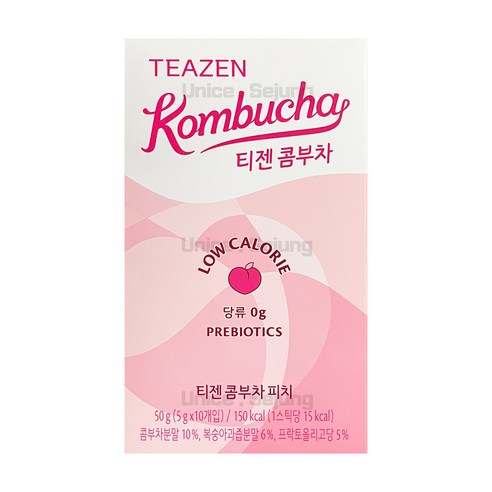 티젠 콤부차 피치 50g, 5g, 10개입, 1개