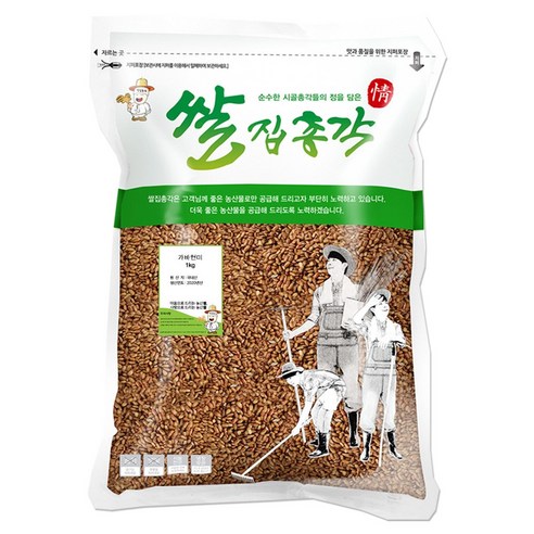 쌀집총각 2021년산 가바현미, 1개, 1kg