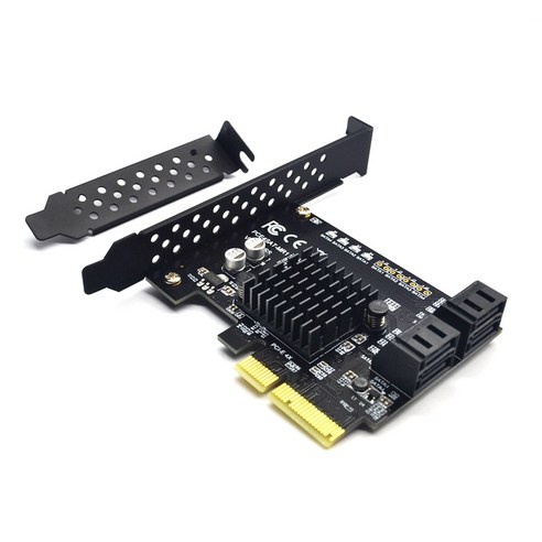 4 포트 SATA III 6Gbps PCIe RAID 호스트 컨트롤러 카드 지원 HyperDuo SSD 계층 적 IPFS 하드 디스크 포트 배율, 보여진 바와 같이, 하나