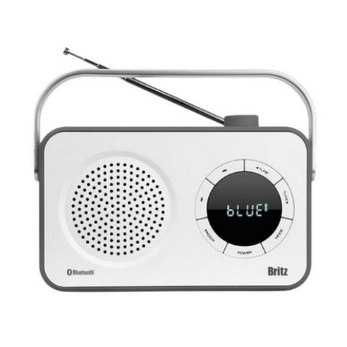 Britz Britz 브리츠인터내셔널 BZ-R800BT (화이트) 블루투스 시계/알람 FM라디오