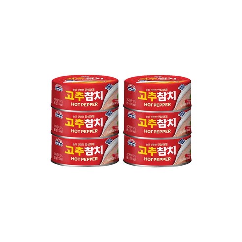 <올따옴> 사조 고추참치 85g 6입, 1개
