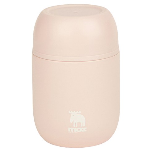 MOZ 스웨덴 316 스텐 푸드자 보온 도시락 보온 죽통 480ml, 베이비핑크, 1개