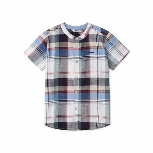 레노마 키즈 남아빅 체크 셔츠 네이비 R2221B311 11