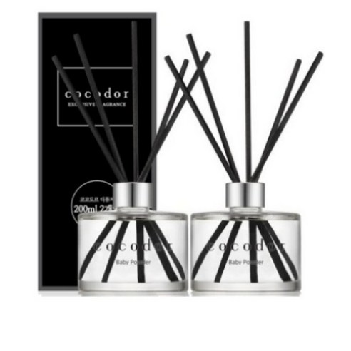 코코도르 디퓨저, 06 퓨어코튼, 200ml, 2개