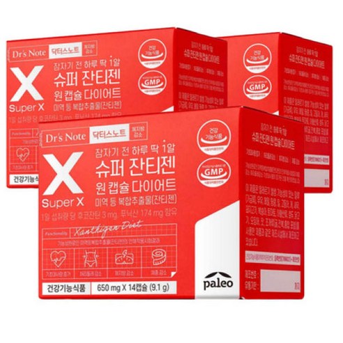 팔레오 닥터스노트 슈퍼잔티젠 x 42캡슐MC, 1개, 42정