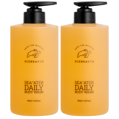 씨널스 씨어터 데일리 바디워시 500ml 2개입, 2개