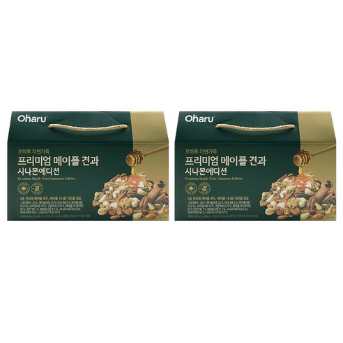 오하루 프리미엄 메이플 견과 시나몬에디션 견과류 20개입 2박스