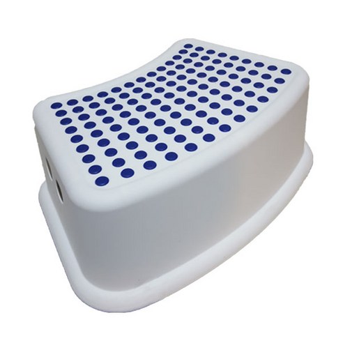 파파스 어린이 발판 – 블루 색상, 욕실 및 화장실용 세면대 발받침대 1개 아기세면대계단