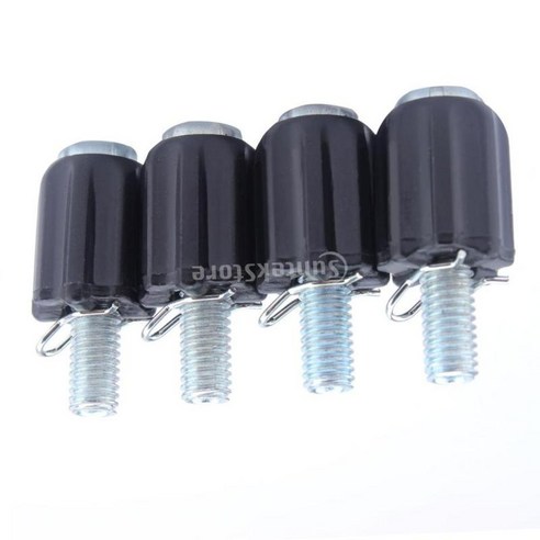 4pcs 자전거 브레이크 마이크로 조정 나사 공구, 블랙, 설명
