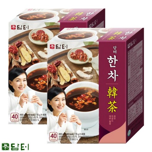 담터 한차40T x2개 총80T, 15g, 40개입, 2개