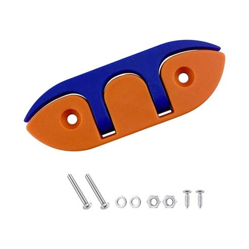 보트 플립 업 접이식 풀업 클리트 마운트 도크 해양 하드웨어 라인 로프 계류 액세서리 w/패스너 나사, F, 나일론