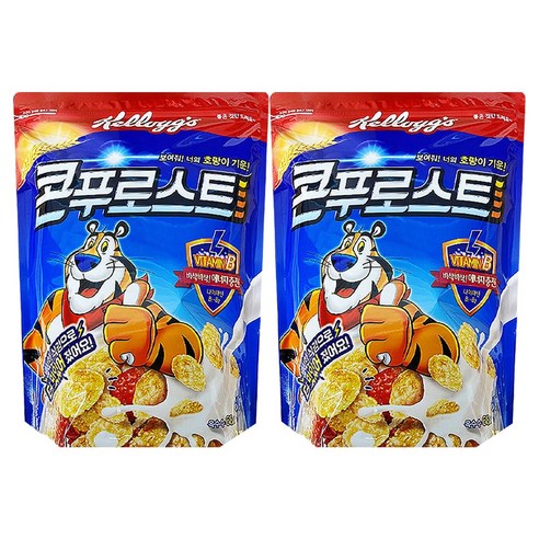 켈로그 콘푸로스트 시리얼, 600g, 2개