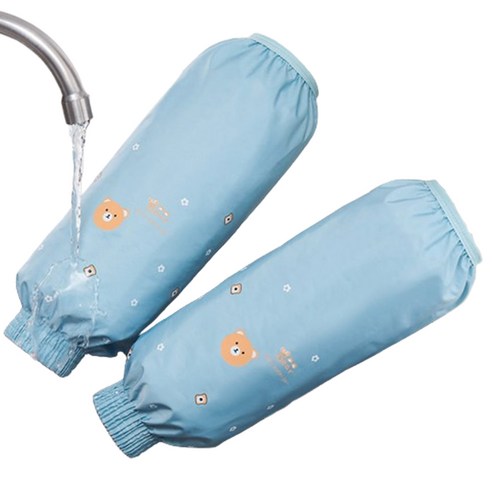 서온리 철벽방어 완벽 방수 미술 작업 사무 주방 다용도 시보리 여아 남아 여성 남성 공용 팔토시, 스카이베어