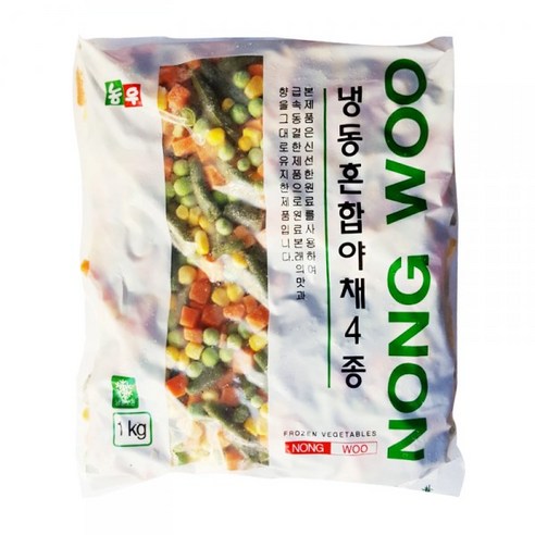 냉동혼합야채(4종) 1kg/농우, 1팩