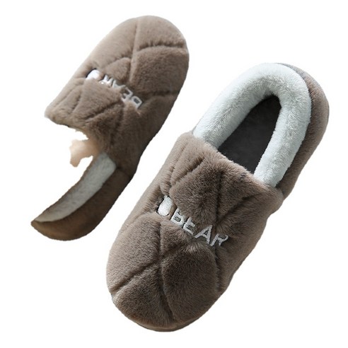 가을과 겨울 실내 따뜻한 두꺼운 바닥 미끄럼 방지 가정용 마오 마오 신발 여성 겨울 면화 신발 남성용 면화 가방