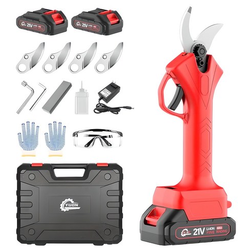 YUON 전기 전동 충전 전지가위로 정원 가꾸기 한층 더 손쉽게 충전전지가위
