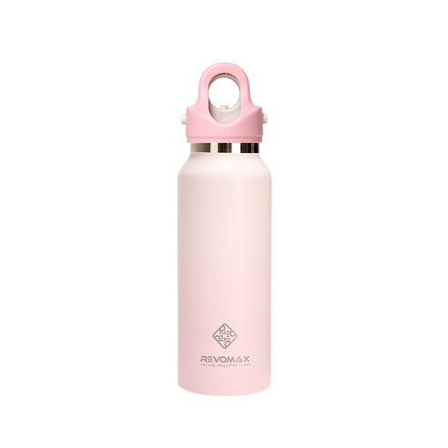 레보맥스v2 원터치 텀블러 대용량 보온보냉 REVOMAX 보온병, 12oz(355ml) 슬림 베이비핑크