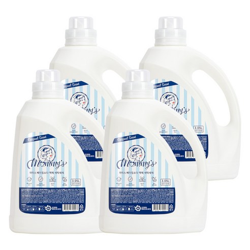 깨끗함과 안심을 담은 마미스 베이킹소다 액체 세탁세제