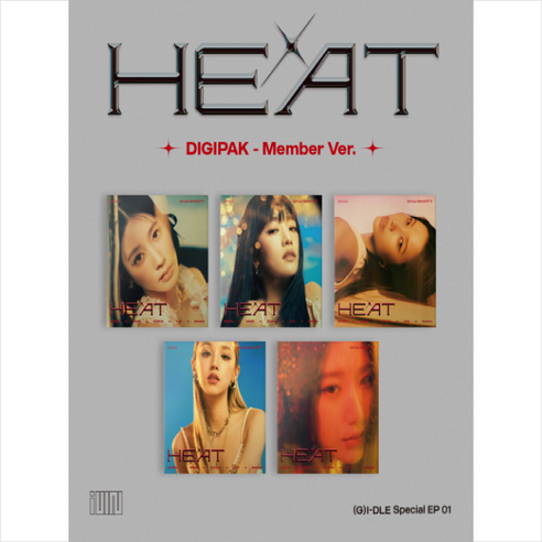 여자아이들heat (여자)아이들 – 스페셜 앨범 : HEAT [DIGIPAK – Member Ver.] [5종 중 랜덤발송] Best Top5