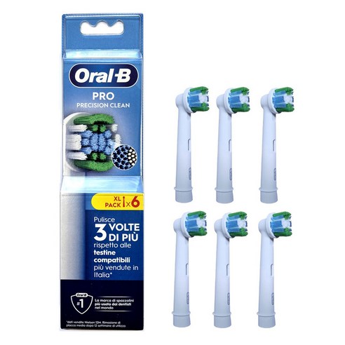 독일산 프리시즌클린 프로 칫솔모 EB 20-6 화이트 전동칫솔모 리필모