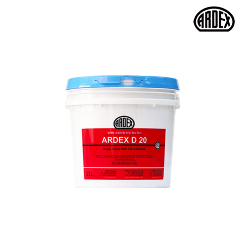 (무료배송)아덱스 ARDEX D20 일액형 타일접착본드 2L/10L/11L/13L, 11L, 1개