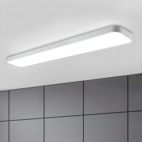 멜리빙 LED 삼성칩 슬림 시스템 주방등 조명 60W, 화이트