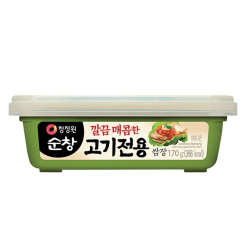 청정원순창 깔끔 매콤한 고기전용 쌈장, 170g, 2개