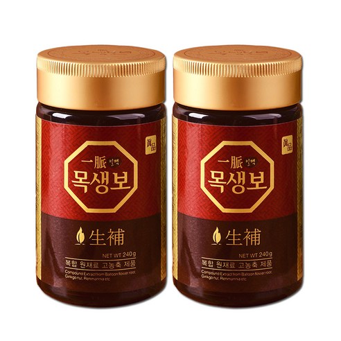 일맥 목생보 한의사개발 도라지청 1병당 약 240g 배 도라지즙 도라지차