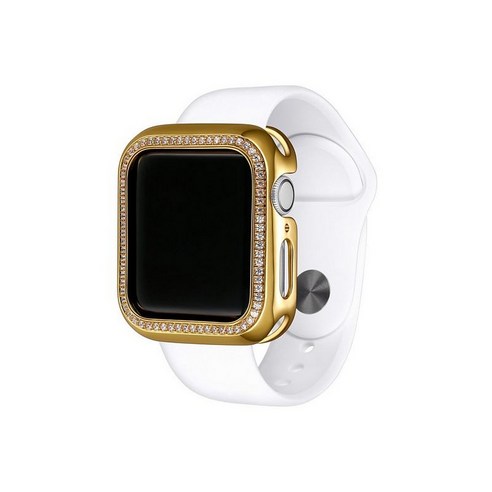 SKYB 헤일로 애플워치 케이스 시리즈 4-5 40mm, Gold-Tone