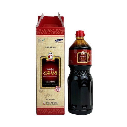 고려홍삼 진홍삼청 2.4KG 홍삼진액 홍삼제품 홍삼진액 건강식품, 1개