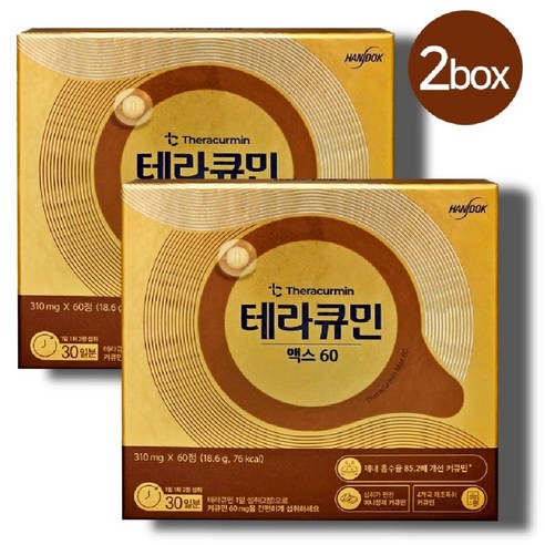 테라큐민 맥스 60 나노화 커큐민 정제 18g