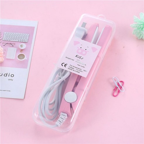 2 in 1 컬링 아이언, pink
