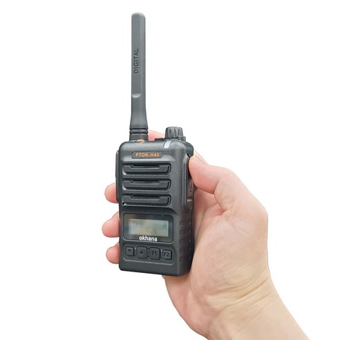 오케이하나 피톡 PTOK-H40 고성능 국산 DMR 디지털무전기 / 초소형 초경량 업무용, 1개