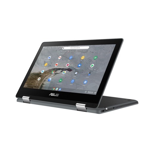 [ASUS] 에이수스 정품 크롬북 360 플립 교육용노트북, c214MA-BU0373, Chrome OS, 96GB, 64GB, 블랙(단일색상)