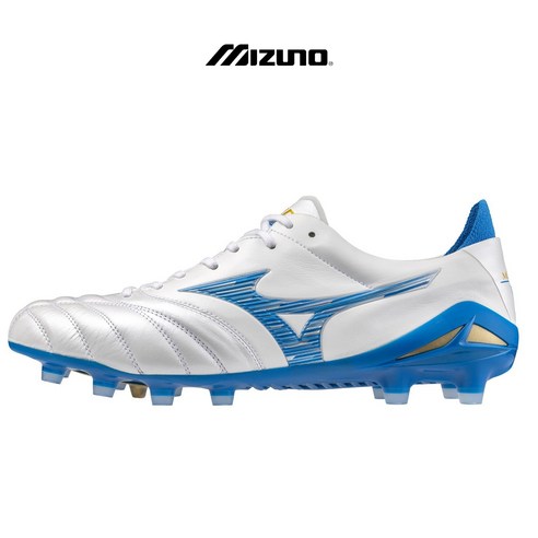 [당일발송] 미즈노 MORELIA NEO IV JAPAN 축구화 (화이트/레이저 블루) – 우아한 디자인과 탁월한 성능 미즈노모렐리아살라재팬