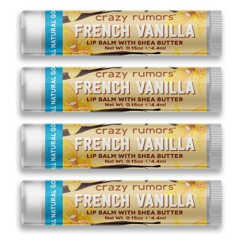 크레이지루머스 립 밤 4.4 ml, French Vanilla, 4개