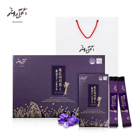 혜인담 홍삼담은 구증구포 흑도라지청스틱 10g*30포, 1개