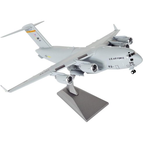 HANGHANG 1/200 스케일 미 공군 C-17 글로벌 오버로드 전략 수송 항공기 합금 공격 비행기 금속 전투기 군사 모델 페어차일드 공화국 컬렉션용 다이캐스트