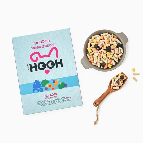 펫후 닥터후 맞춤솔루션 동결건조 사료_DOG_피쉬샐러드 200g, 1개
