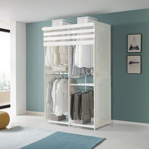 몬스터급 수납력으로 완성하는 꿈의 드레스룸, 휴센 두배로 행거