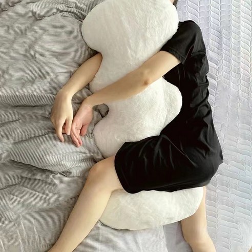 KEFAN 소프트 구름송이 바디 필로우, 화이트