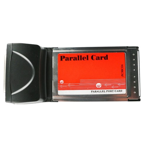 PCMCIA 카드 고속 노트북 병렬 프린터 LPT 포트 DB25 Cardbus 어댑터 PCMCIA 포트 변환기 지원 Windows, {"크기":"하나"}, 보여진 바와 같이