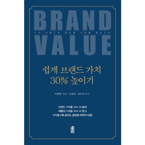 쉽게 브랜드 가치 30% 올리기:국가 브랜드와 화장품 산업을 중심으로, 한국학술정보, 이창현