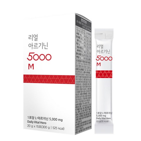 나나네이처 고함량 L아르기닌 5000mg L-아르지닌 마카 비타민C 함유 제품 20gx15포, 20G X 15포, 1개