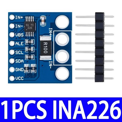 INA226 INA231 IIC I2C 인터페이스 아두이노 양방향 전류/전력 모니터링 센서 모듈, [06] 1pcs INA226