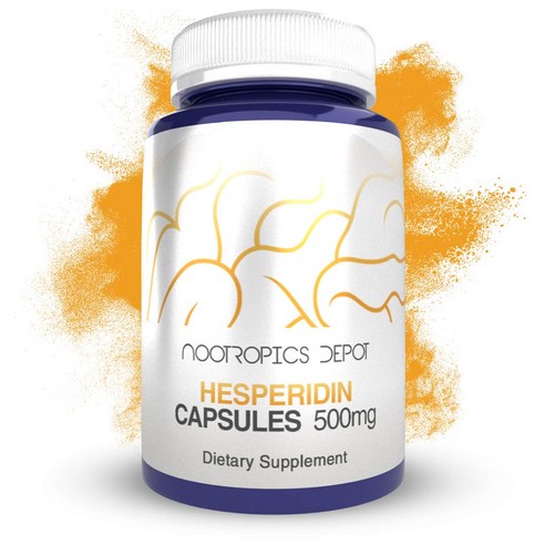 Nootropics Depot 헤스페리딘 500mg 60캡슐 180캡슐, 1개