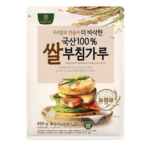 [농협] 쌀부침가루 450g, 1개